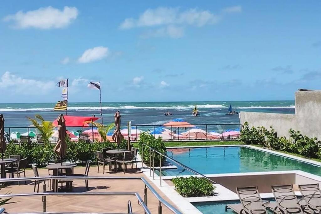 Flat De Luxo Beira-Mar Em Porto De Galinhas Daire Dış mekan fotoğraf