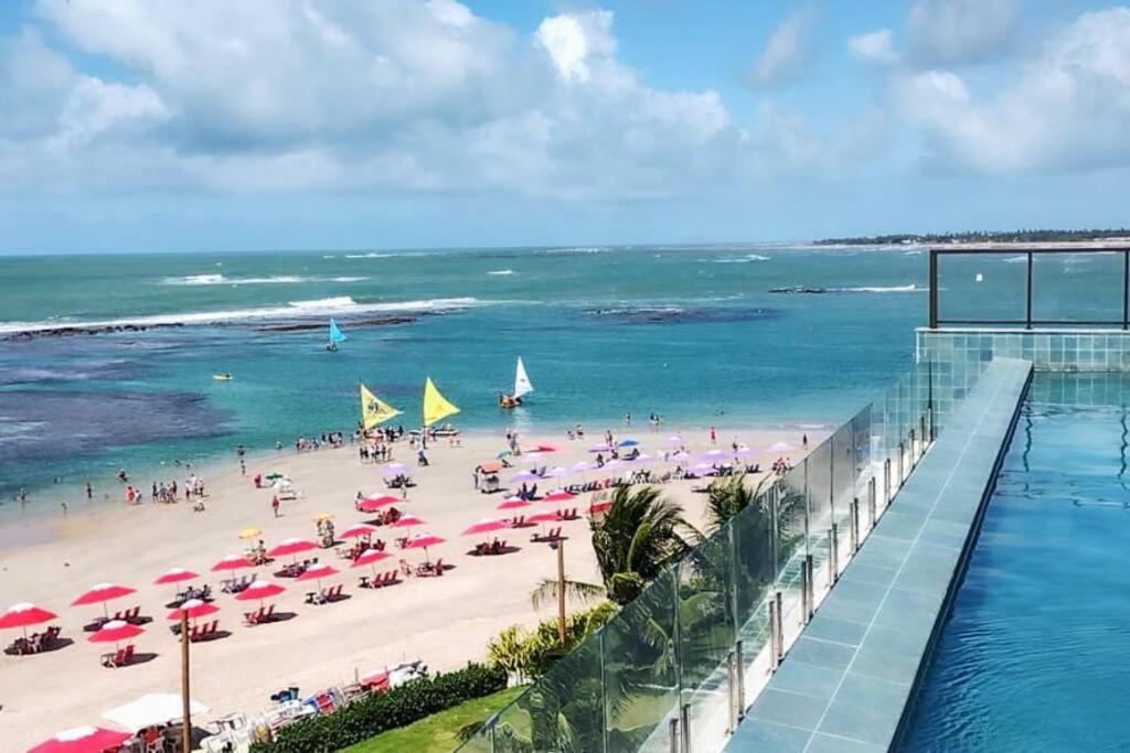 Flat De Luxo Beira-Mar Em Porto De Galinhas Daire Dış mekan fotoğraf